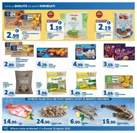 Volantino Sigma Superstore Pagina 10: Orogel Friarielli Cubello €1,99, Findus Suppli' / Crochette €3,59