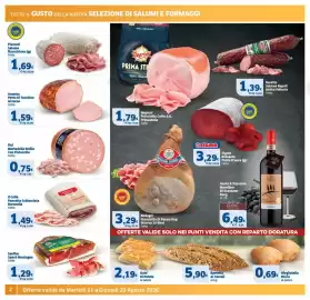 Volantino Sigma Superstore Pagina 2: Kometa Petto Di Tacchino Al Forno €1,59, Fini Mortadella Emilia Con Pistacchio €0,75