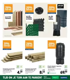 GAMMA folder Pagina 31: Grindrooster wit of grijs €8,99, Fleurella gekorrelde kalk €5,99