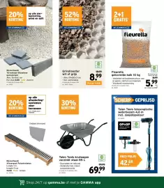 GAMMA folder Pagina 32: Makita grasmaaier €159,00, Skil 20V accu telescopische heggenschaar €94,99