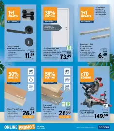GAMMA folder Pagina 6: Schilderdeur set €73,49, Deurkruk set York zwart inox €11,49