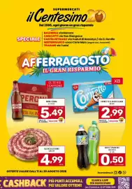 Volantino Il Centesimo Pagina 1: Birra Peroni €5,49, Cornetto Classico Algida €2,99