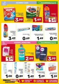 Volantino Il Centesimo Pagina 14: Biscotti Grisbi €1,29, Gelato affogato Carte d'Or €2,49