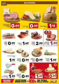 Volantino Il Centesimo Pagina 2: Gorgonzola Dop Dolce Biraghi €0,99, Prosciutto crudo €1,49