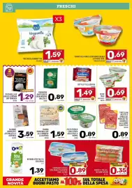 Volantino Il Centesimo Pagina 7: Wurstel di puro suino Galbani €0,59, Yosoi Valsoia vari gusti €1,39