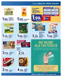 Volantino Ok Sigma Pagina 7: 12 Polpette di pesce Frosta €3,79, Spinaci Primavera Findus €1,99