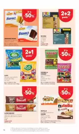Spar folder Pagina 12: Lotus Biscoff €2,53, Nutella b-ready ou biscuits ou kinder délice ou cards €4,53