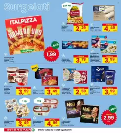 Volantino Interspar Pagina 12: Pizza Margherita La Numero Uno Italpizza €1,99, Maxibon assortiti Nestlé €3,49