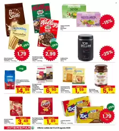 Volantino Interspar Pagina 18: Caffè assortito Kimbo €6,90, Caffè in grani Crema e Gusto Espresso Classico Lavazza €14,99