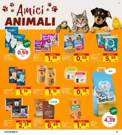 Volantino Interspar Pagina 21: Bocconi per cane gusti assortiti Pedigree €1,19, Biscotti per cane Markies Pedigree €1,99