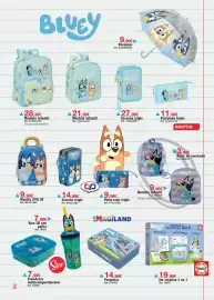 Catálogo DRIM Página 2: Set creativo 3 en 1 €19,99, Mochila infantil €9,99