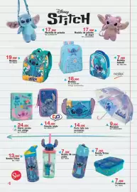 Catálogo DRIM Página 4: Stitch porta todo con accesorios €14,99, Disney Stitch Mochilla de peluche €17,99