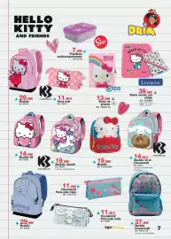 Catálogo DRIM Página 7: Cinnamoroll Porta-todo triple €11,99, Cinnamoroll Mochila €29,99