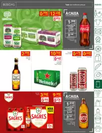 Folheto Recheio semana 33 Página 25: Cerveja Heineken €10,56, Coca Cola €1,49
