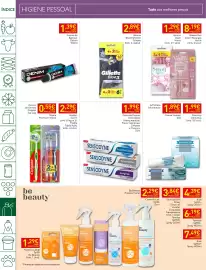 Folheto Recheio semana 33 Página 32: Pasta de dentes sensodyne €1,99, Creme fixador próteses dentárias amanhecer €1,89