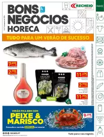 Folheto Recheio semana 33 Página 1: Vinho Mateus Rosé €2,79, Vinagre de Vinho Branco Gourmès €2,79