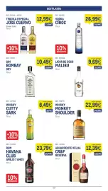 Catálogo Makro semana 33 Página 20: Gin bombay dry €10,49, Vodka ciroc €26,99