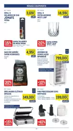 Catálogo Makro semana 33 Página 24: Conj. 6 colheres de chá jomafe viena €3,69, Saco de carvão carbo rodrigues €4,95