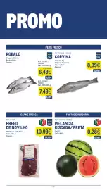 Catálogo Makro semana 33 Página 3: Prego de novilho metro chef €10,99, Melancia riscada/preta €0,28