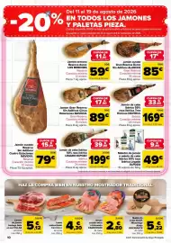 Folleto Carrefour Página 10: Villar - centro de jamon bodega bajo en sal €5,12