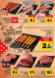 Folleto Carrefour Página 8: Carrefour - pinchos de jamon de cerdo moruno o andaluz el mercado €2,85