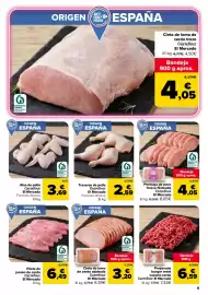 Folleto Carrefour Página 9: Carrefour - cinta de lomo de cerdo trozo el mercado €4,05