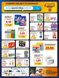 Folheto Spani Atacadista semana 33 Página 4: Johnson's - sabonete €1,69, Huggies - fralda râmida absorção €59,90