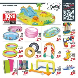 Volantino Deco Iperstore Pagina 39: Surf Top €5,90, Salvagente ruota medio/anello dorato €2,50
