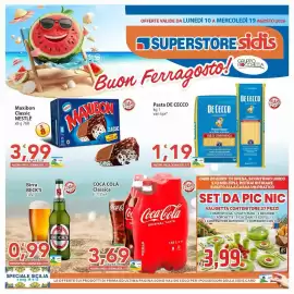 Volantino Sidis Pagina 1: Pasta DE CECCO €1,19, Maxibon classic Nestlé €3,99
