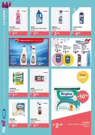 Volantino PiùMe Pagina 6: Regina carta igienica camomilla €2,99, Chanteclair sgrassatore universale €1,79