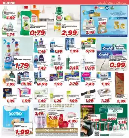Volantino MA Supermercati Pagina 15: Bibo piatti bioplastica piani €1,49, Carefree salvasilip cotton ripiegato €2,49