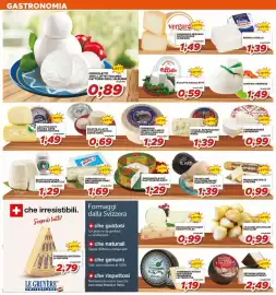 Volantino MA Supermercati Pagina 2: Formaggio Vergaro misto pecora Alibrandi €1,49, Provolone piccante pancetta plac €0,99