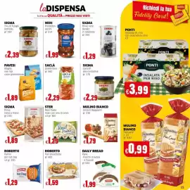 Volantino Mercati Alimentari Pagina 15: Sigma pinsa stesa a mano €1,89, Grissini Raggianti €1,79
