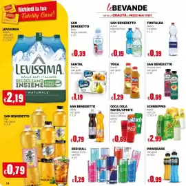 Volantino Mercati Alimentari Pagina 18: Acqua naturale/frizz. San Benedetto €0,19, Schweppes Bibite €2,99
