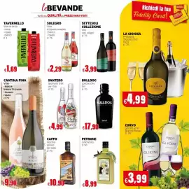 Volantino Mercati Alimentari Pagina 19: Vino frizzante amabile Solegro €2,29, Settesoli Collezione Vini vari vitigni €3,99
