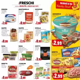Volantino Mercati Alimentari Pagina 9: Sughi freschi RANA €1,79, Beretta Tramezzini linea classica €1,29