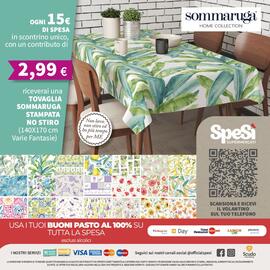 Volantino SpeSì Pagina 12: Tovaglia Sommaruga stampata €2,99