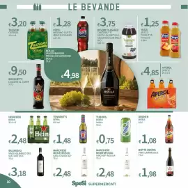 Volantino SpeSì Pagina 10: Tuborg birra €0,75, Tennent's birra €1,48