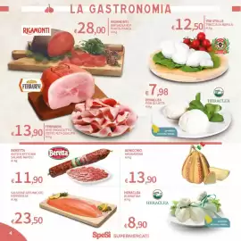 Volantino SpeSì Pagina 4: Heraclea Fior di Latte €7,98, Salame Napoli Beretta €11,90