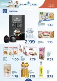 Volantino Bravo Casa Pagina 8: Kosè caffè deciso €7,79, Campiello frollini vari tipi €1,00