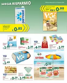Volantino DiMeglio Pagina 2: Würstel VéGé pollo e tacchino €0,29, Mozzarella Ciuffo Vallelata €1,99