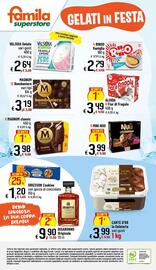 Volantino Famila Superstore Pagina 40: Carte d'Or la Gelateria €3,99, Magnum bomboniera classic €3,19