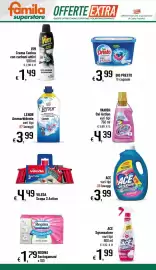 Volantino Famila Superstore Pagina 31: Ace Detersivo Igienezzante Colorati €3,99, Vileda Scopa 3 Action €4,49