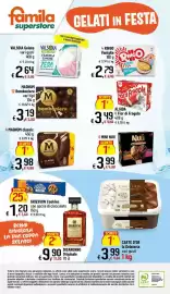 Volantino Famila Superstore Pagina 40: Carte d'Or la Gelateria €3,99, Magnum bomboniera classic €3,19