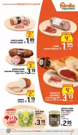 Volantino Famila Superstore Pagina 5: Arrosto di pollo €1,19, Capocollo di Martina Franca €3,19