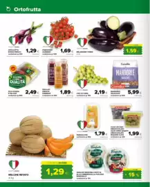 Volantino Tigre Amico Pagina 2: Melanzane tonde €1,59, Frullati freschi dimmidisi €1,89