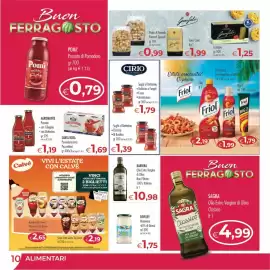 Volantino MerSi Supermercati Pagina 10: Barbera olio extra vergine di oliva €10,98, Santa Rosa Pomodorissimo Pezzettini €1,69