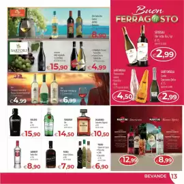 Volantino MerSi Supermercati Pagina 13: Tanqueray Gin €14,50, Poerio Amaro Siciliano €7,90