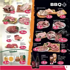 Volantino MerSi Supermercati Pagina 3: Spezzatino di suino €7,50, Coniglio extra nazionale intero €9,90