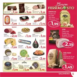 Volantino MerSi Supermercati Pagina 5: Trenta a basso contenuto di colesterolo €1,59, Leerdammer Original €1,09